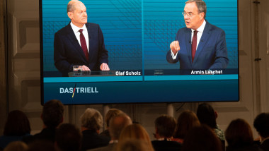 dezbatere electorala germania olaf scholz armin laschet