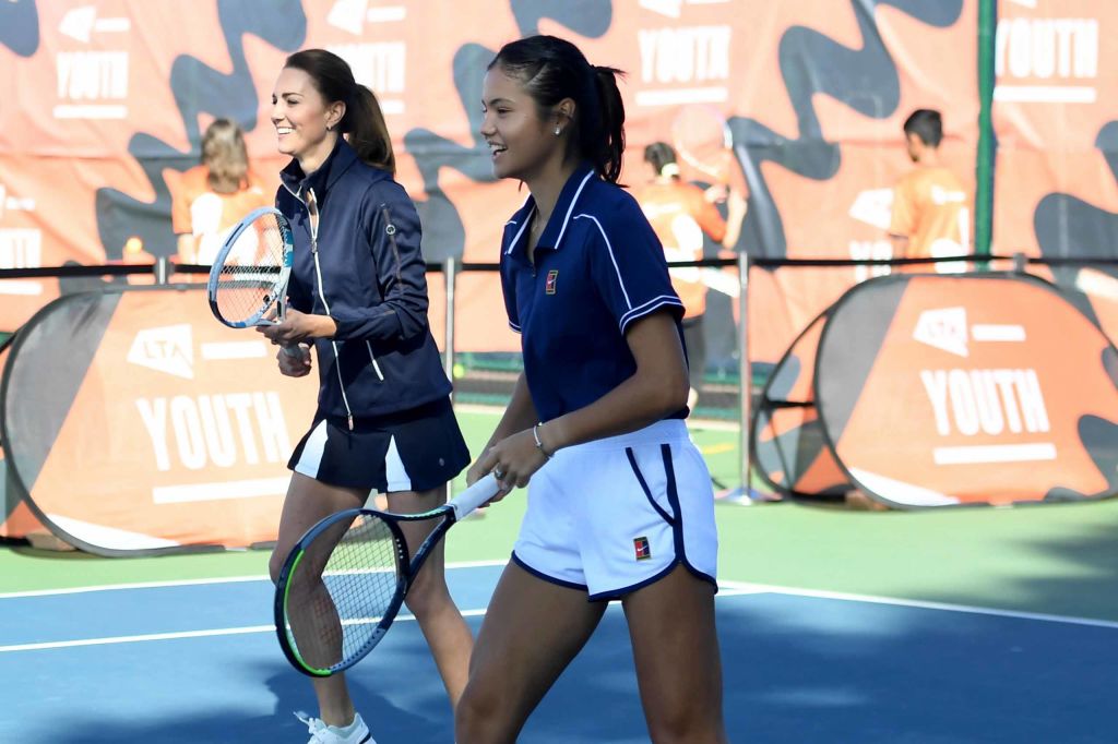 Emma Răducanu și Ducesa de Cambridge au jucat împreună o partidă de tenis