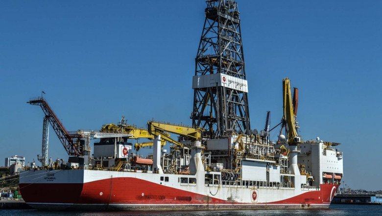 Turkish drilling ship Yavuz Istanbul at Haydarpasa Port in Istanbul, Turkey, on Tuesday, August 17, 2021