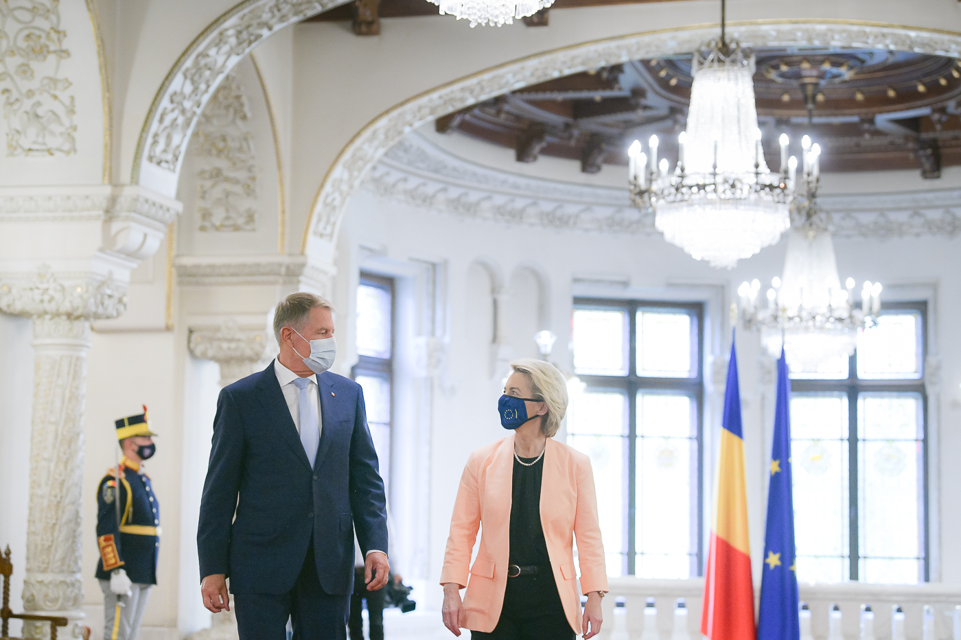 Ursula von der Leyen a discutat cu Klaus Iohannis înaintea aprobării PNRR