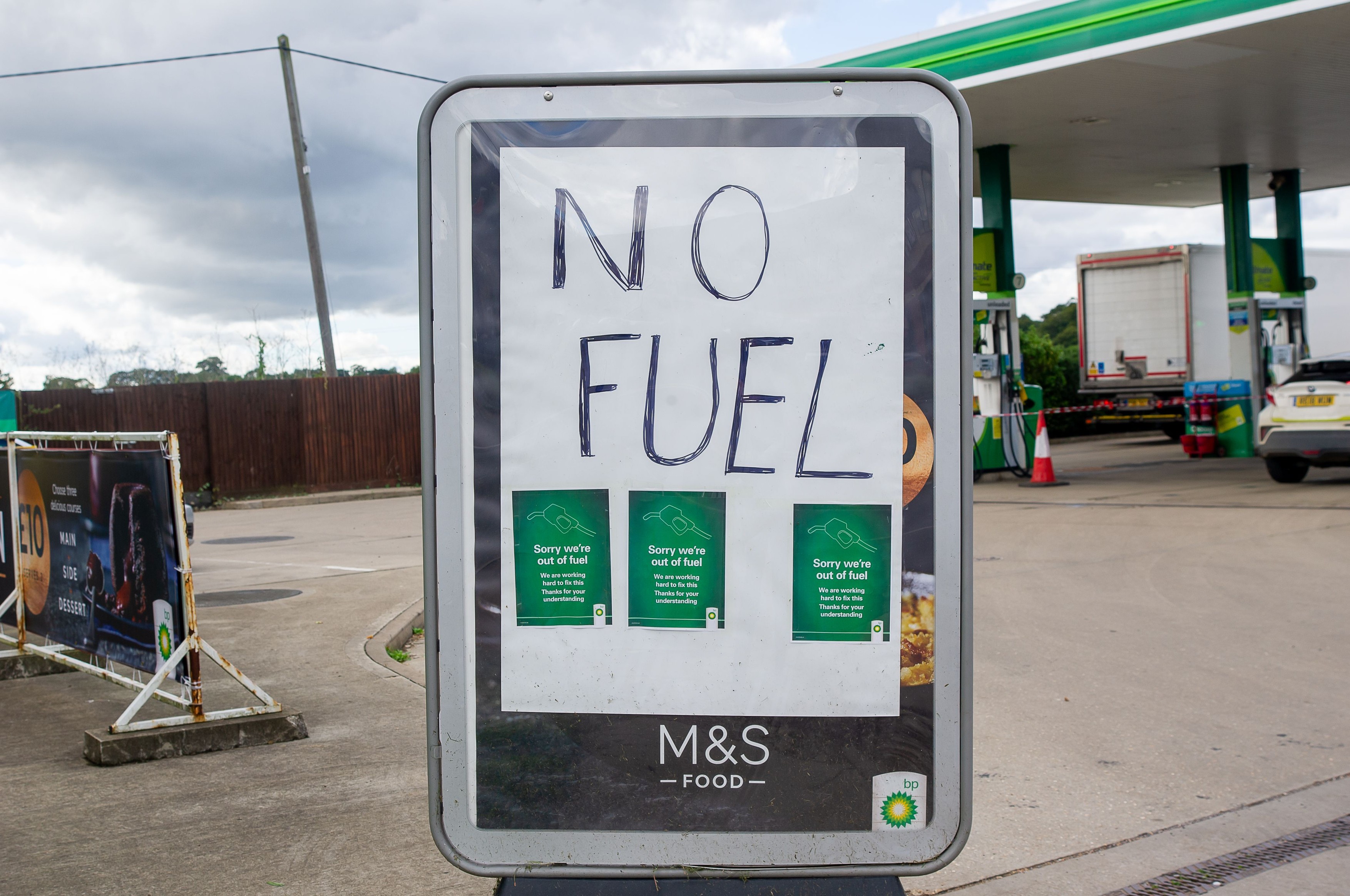 Petrol shortages, Buckinghamshire, UK - 27 Sep 2021