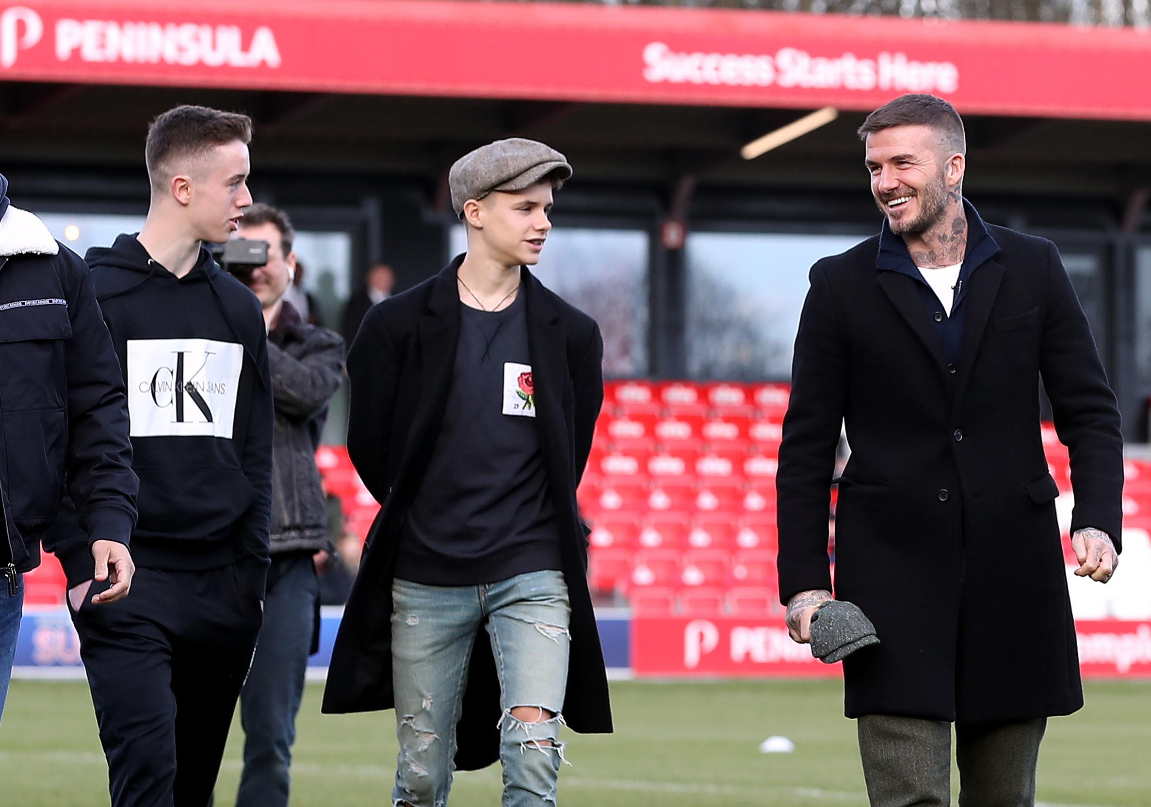 Fiul lui David Beckham şi-a făcut debutul ca jucător profesionist de fotbal