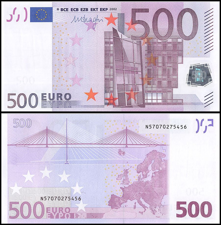 Mai mulți oficiali europeni vor interzicerea bancnotei de 500 de euro. Ei spun că este folosită în tranzacții ilegale