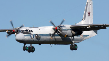 Avion AN-26 al Forțelor Aeriene ruse.