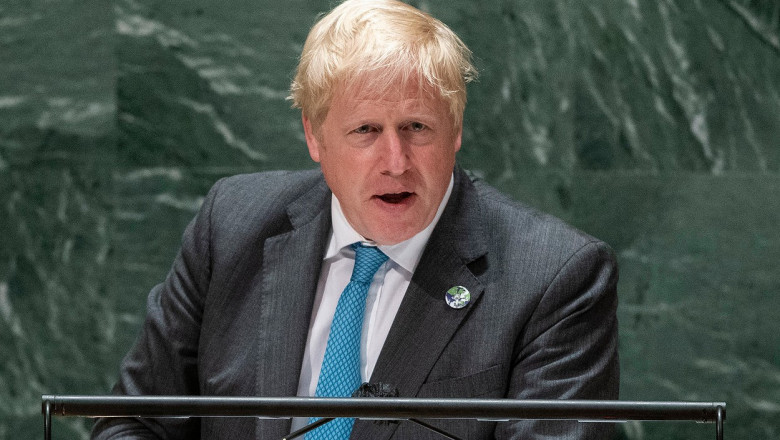 Boris Johnson la pupitrul adunării generale a ONU