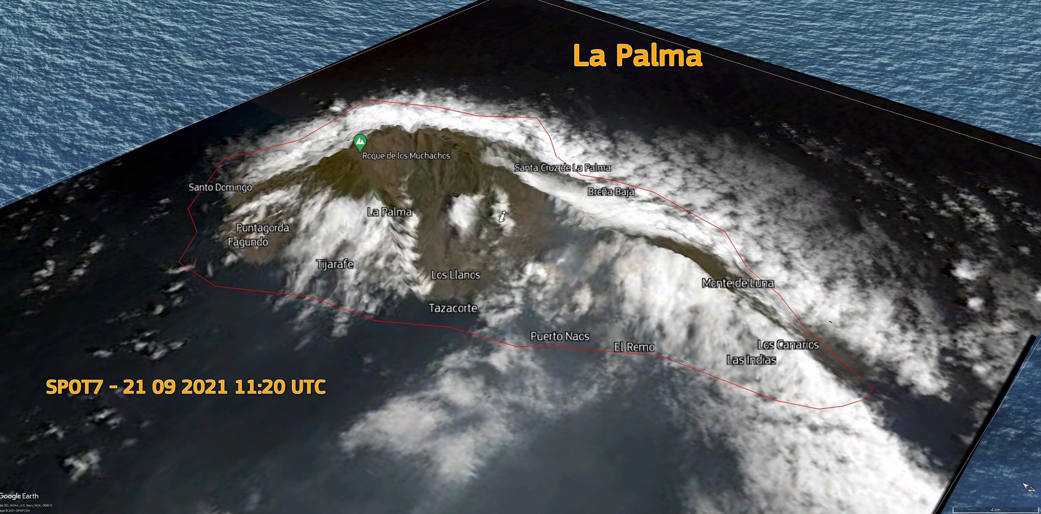 eruptie vucan satelit copernicus6 twitter