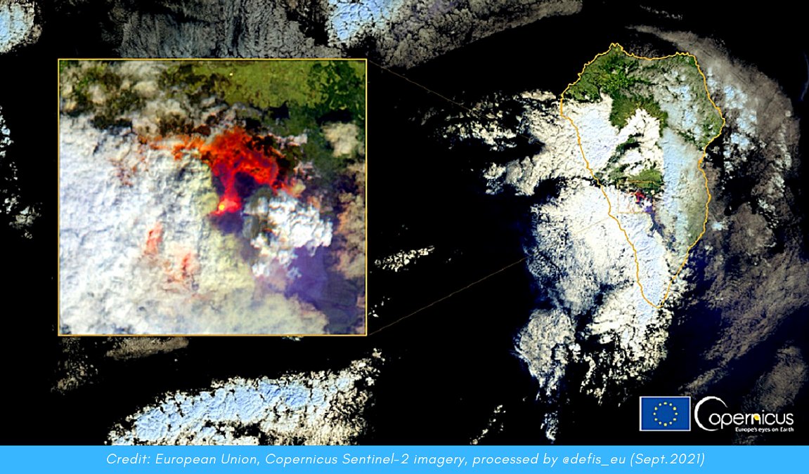 eruptie vucan satelit copernicus2b twitter