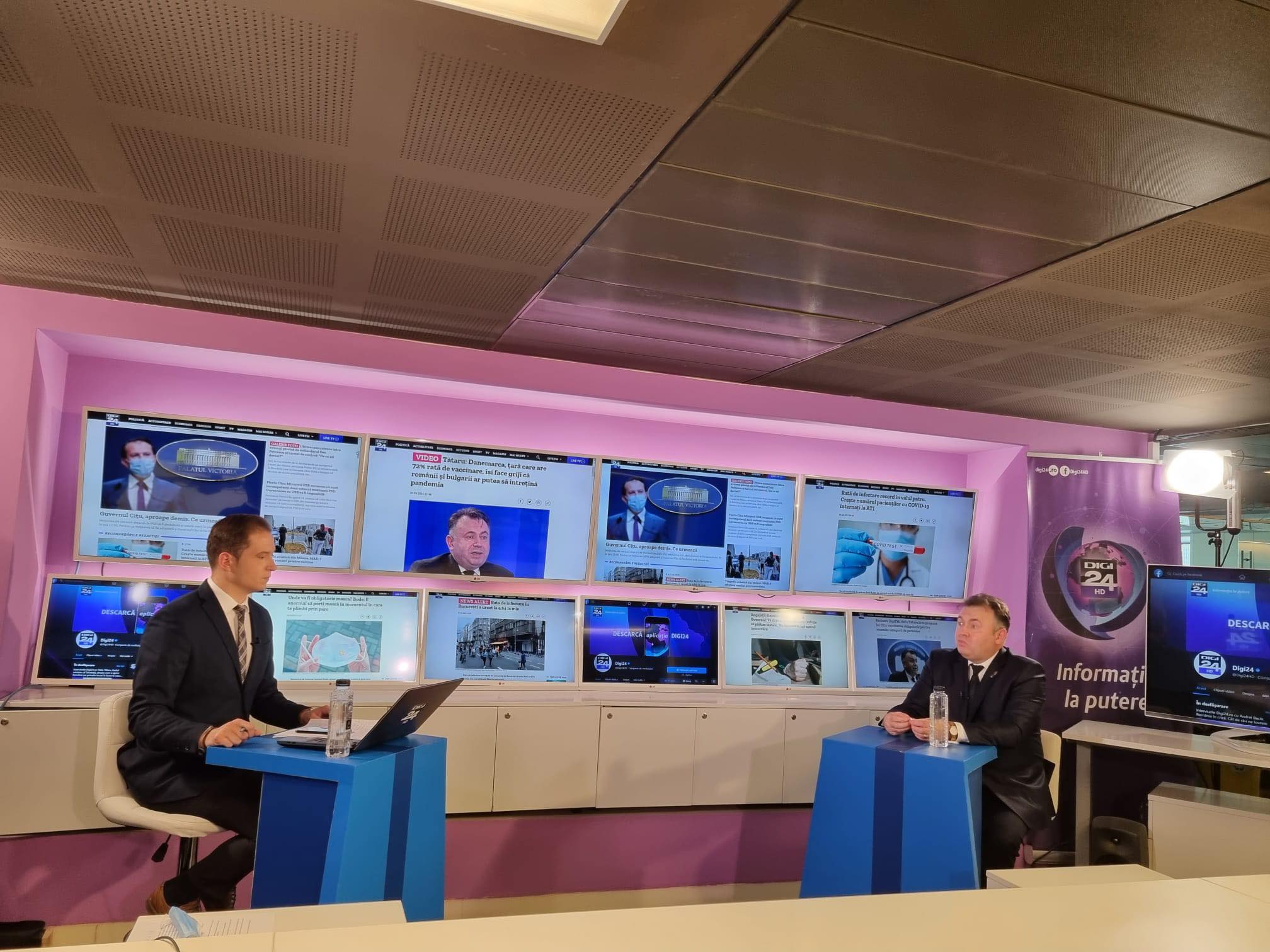 Interviurile Digi24.ro. Nelu Tătaru, fostul ministru al Sănătății: Numărul real de cazuri zilnice ar putea fi deja 50.000