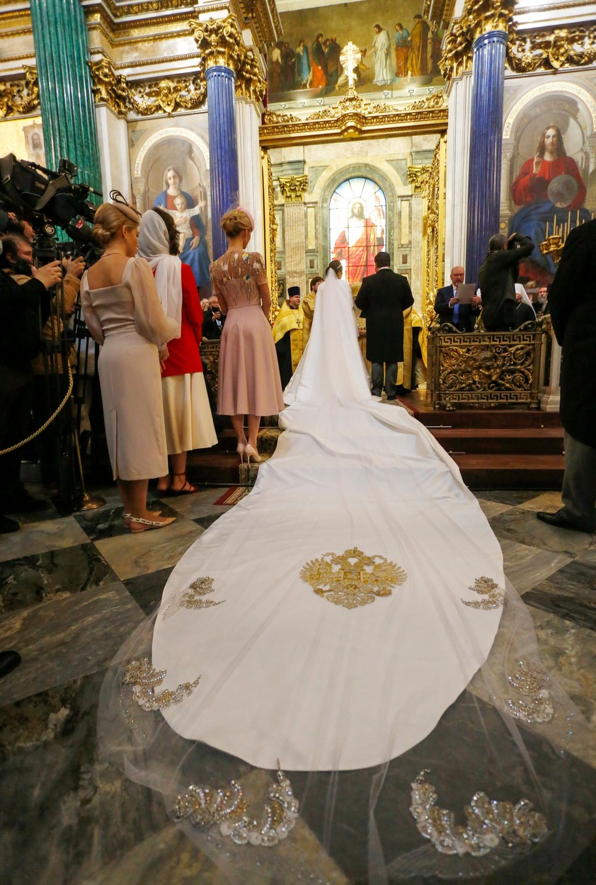 Marele Duce George Mihailovici Romanov s-a căsătorit cu logodnica sa italiancă, Rebecca Virginia Bettarini