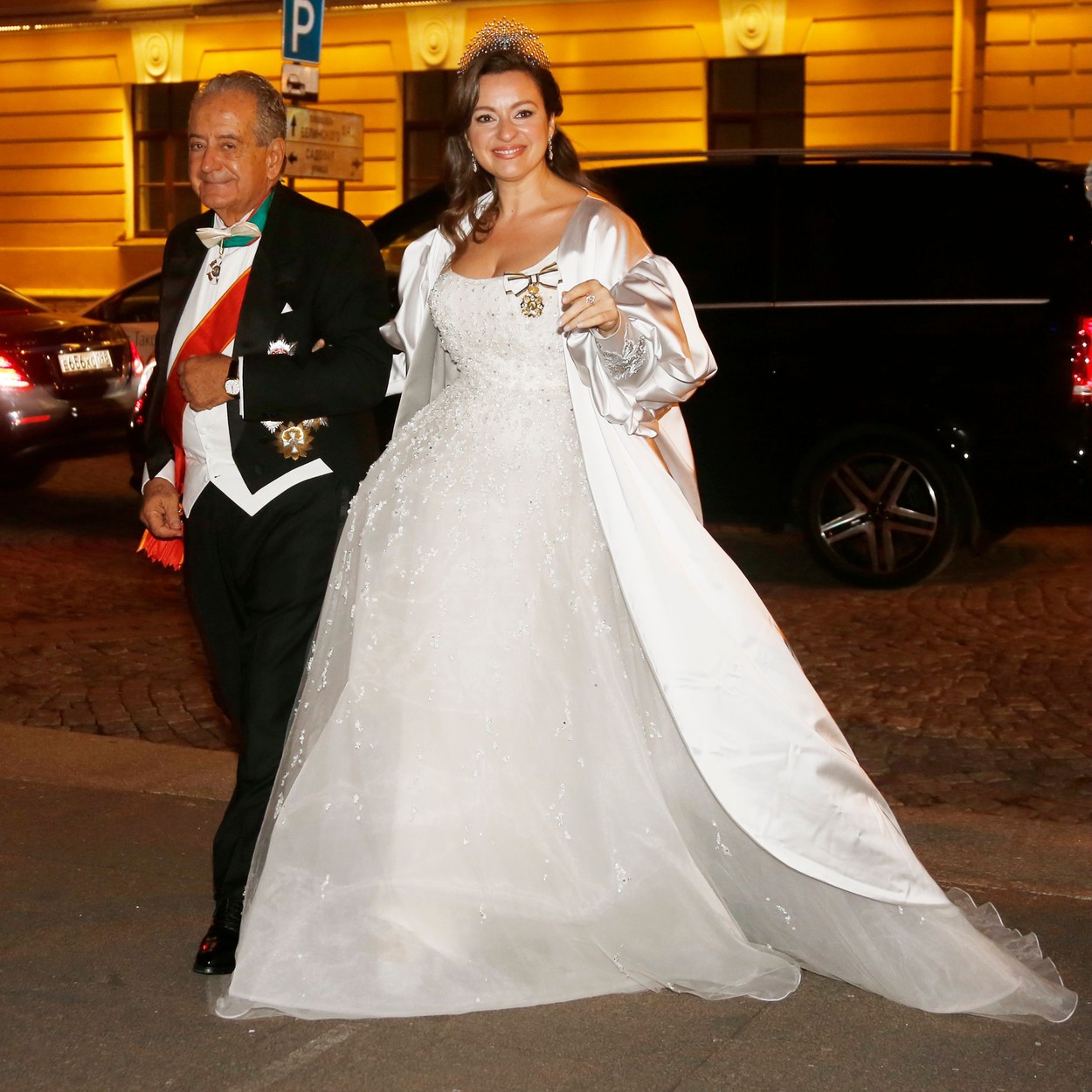 Marele Duce George Mihailovici Romanov s-a căsătorit cu logodnica sa italiancă, Rebecca Virginia Bettarini
