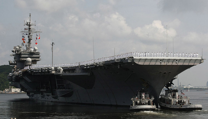 USS Kitty Hawk Departure Ceremony