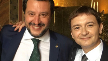 Matteo Salvini și Luca Morisi