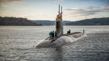 Submarinul nuclear american USS Connecticut.