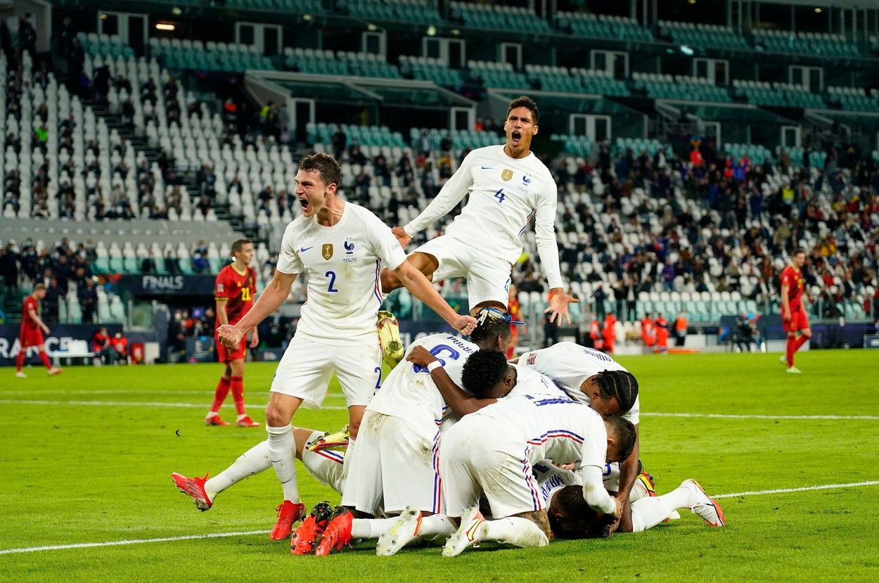 Finala Ligii Națiunilor se va disputa între Franța și Spania. Campioana mondială a eliminat Belgia după o partidă spectacol