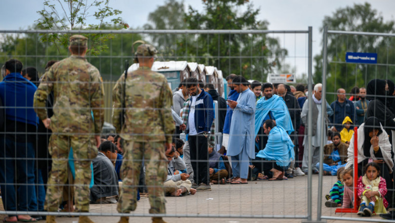 U.S. Military Base Temporarily Houses Afghan Refugees