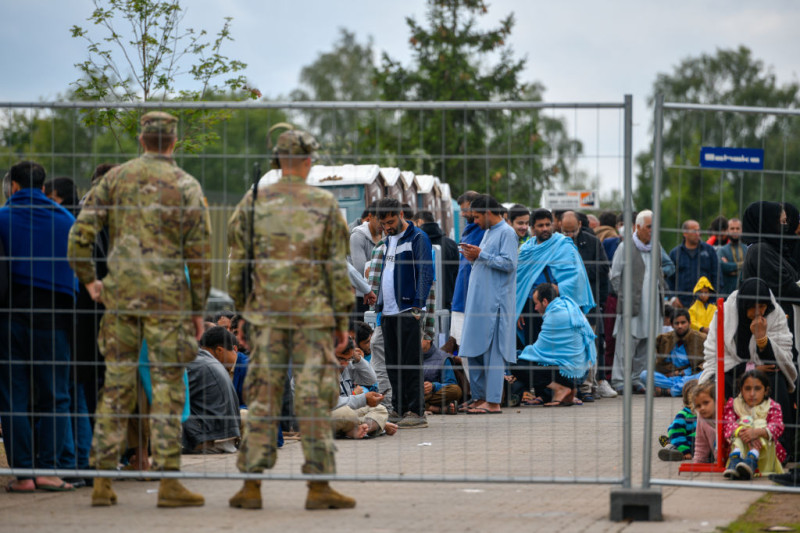 U.S. Military Base Temporarily Houses Afghan Refugees