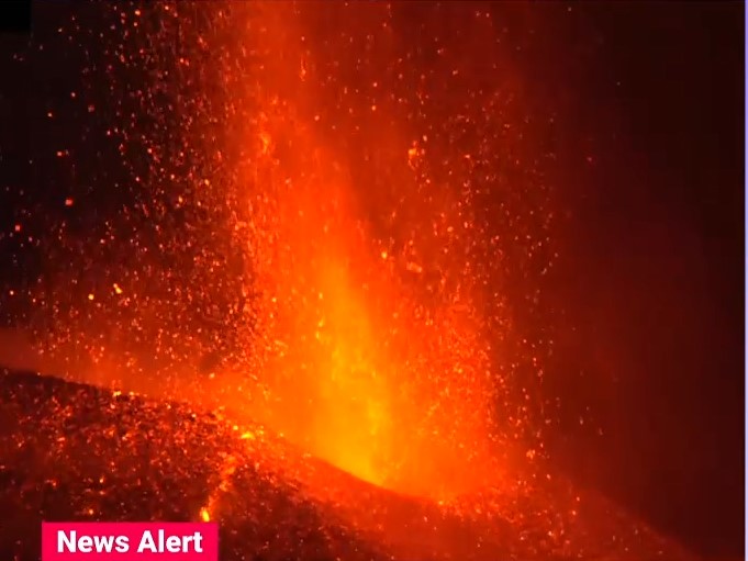 VIDEO. O nouă erupție puternică în Canare. În zonă a crescut nivelul gazelor toxice