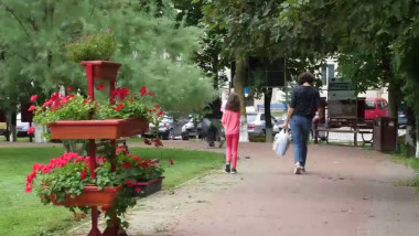 Parc din localitatea Negrești, județul Vaslui.