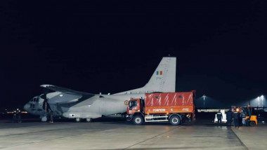 masina pompieri si avion militar cu ajutoare UE