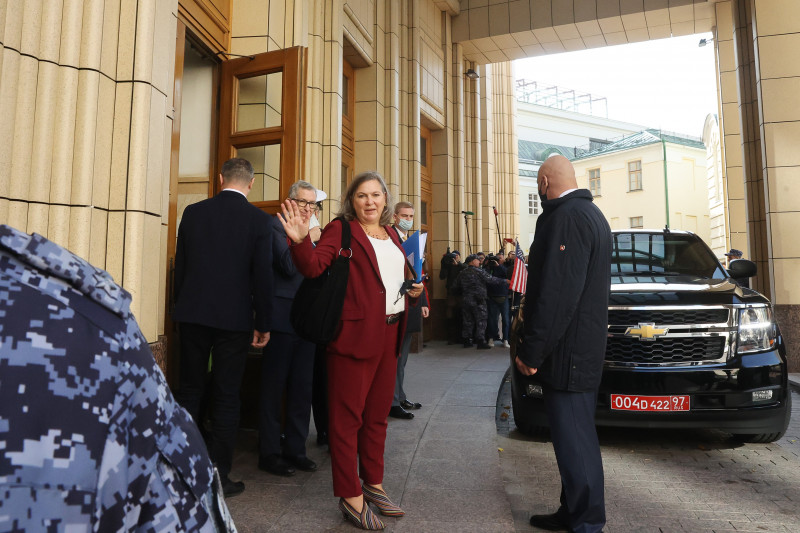 US Under Secretary of State Nuland arrives at Russian Foreign Ministry