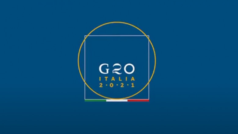 Logoul summitului G20 din Italia.