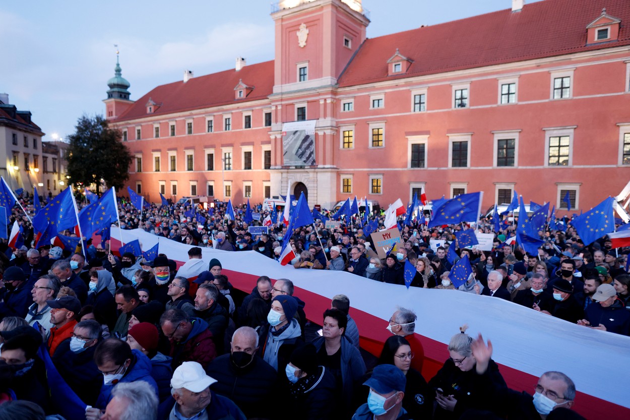 protest polexit varsovia castelul regal profimedia-0637445747