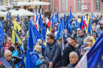 Protest Agains POLEXIT In Gdansk, Poland - 10 Oct 2021