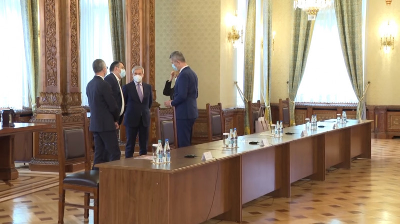 membrii delegației USR la Cotroceni, la consultările cu președintele Klaus iohannis