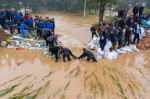 China: Flood Peak Hit Yuncheng City