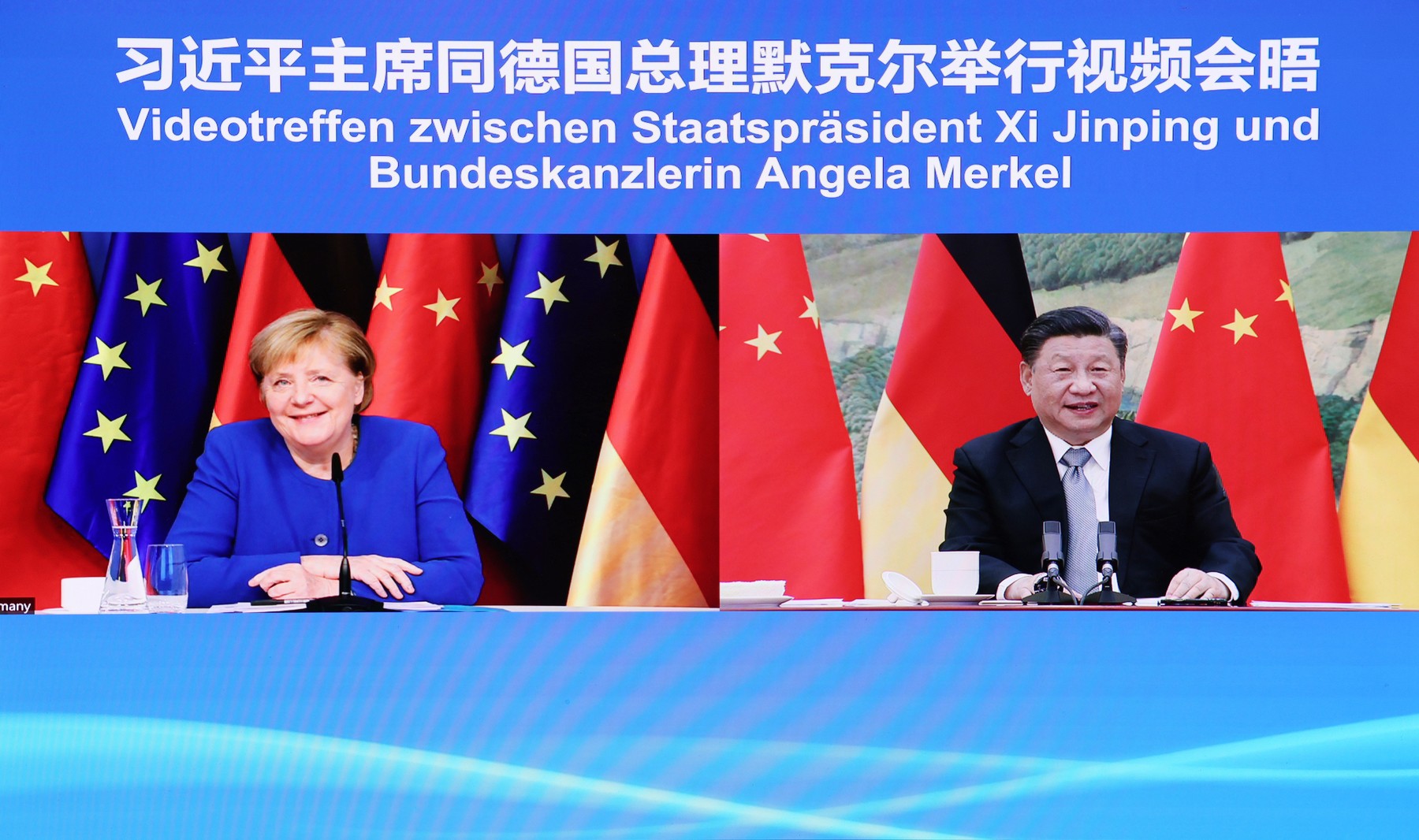 Preşedintele chinez Xi Jinping o numește pe Angela Merkel „prietenă veche” a Chinei: „Uşa va fi întotdeauna deschisă larg pentru dvs”