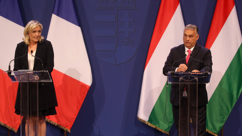 Marine Le Pen s-a întâlnit cu Viktor Orban la Budapesta
