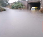 Italy: Heavy rain caused flood in Catania and Sicily..The streets of the Catania's center transformed into a river in flood