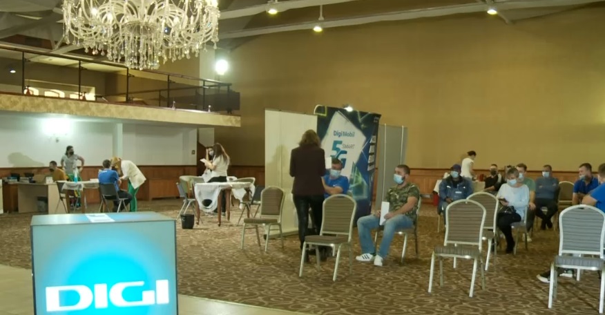 Grupul DIGI a reluat acțiunile de imunizare colectivă. Angajații și rudele lor s-au putut vaccina anti-COVID
