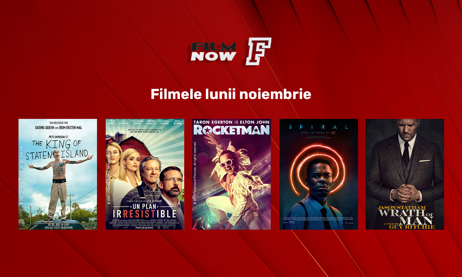 În luna noiembrie, întreaga acțiune se mută pe Film Now!