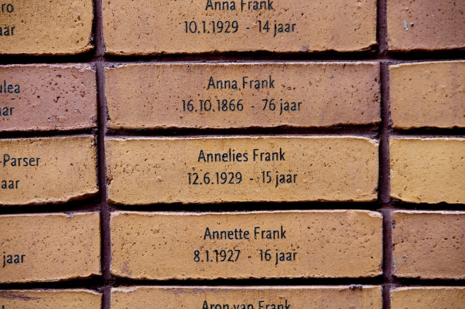 NNational Holocaust Memorial of Names in Amsterdam