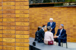 Unveiling of the Holocaust Memorial of Names, Amsterdam, Netherlands - 19 Sep 2021