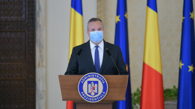 Premierul desemnat, Nicolae Ciucă, la Palatu Cotroceni