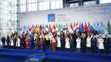 liderii G20 reuniti la roma au facut fotografia de familie
