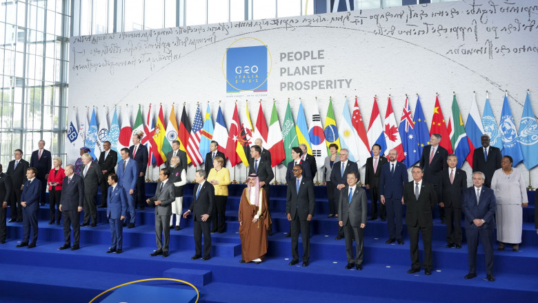 Summitul G20 se desfășoară la Roma. Sursă foto: Profimedia Images