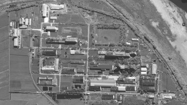 This handout satellite image released by Maxar Technologies shows an overview of a processing facility at the Yongbyon Nuclear Research Facility complex in Yongbyon, North Korea, on September 1, 2021