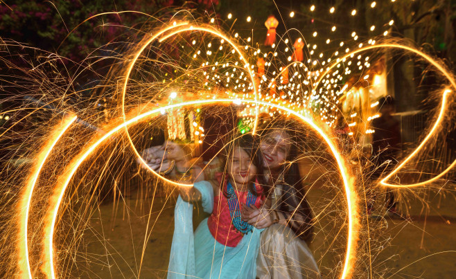 People Celebrate Diwali In India, Mumbai, Maharashtra - 03 Nov 2021