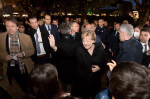 Merkel And Macron Visit Beaune - Burgundy