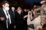 Merkel And Macron Visit Beaune - Burgundy