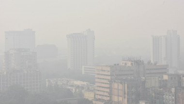 Poluare puternică în New Dehli.