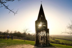 BELGIUM BORGLOON SEE THROUGH CHURCH