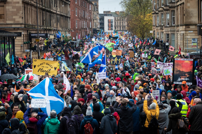 COP26 - Global Day of Action, Glasgow, United Kingdom - 06 Nov 2021