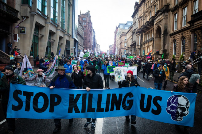 COP26 - Global Day of Action, Glasgow, United Kingdom - 06 Nov 2021