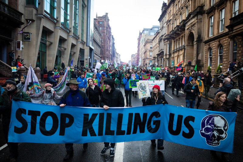 COP26 - Global Day of Action, Glasgow, United Kingdom - 06 Nov 2021