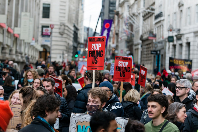 Global Day Of Action For Climate Justice In London, United Kingdom - 06 Nov 2021