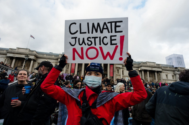 Global Day Of Action For Climate Justice In London, United Kingdom - 06 Nov 2021